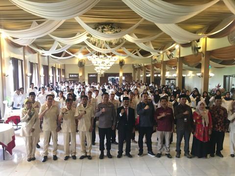 Pelantikan PTPS di Kecamatan Sananwetan
