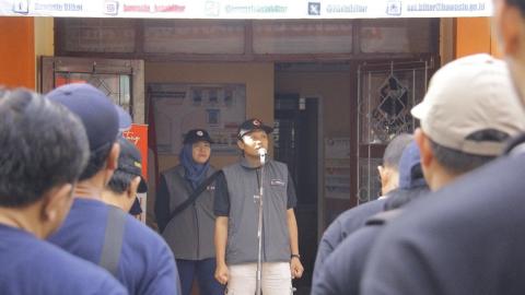 Ketua Bawaslu Kota Blitar memimpin Apel