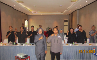 Bawaslu Kota Blitar Gelar Monev bersama Dispendukcapil Kota Blitar