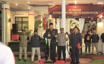 Walikota Blitar saat Apel